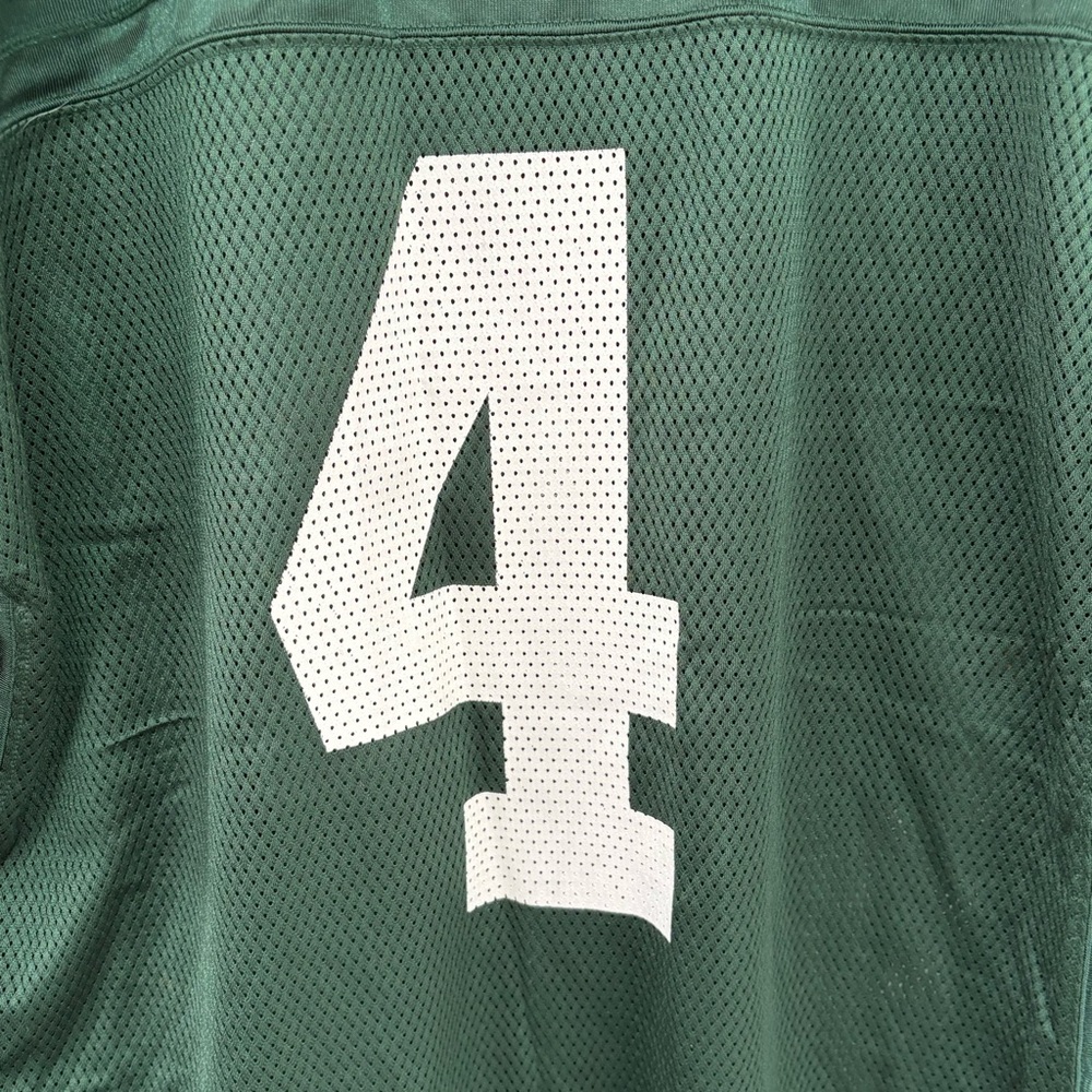 Reebok Men’s Size XL NFL Equipment Green Bay Packers Favre 4 Football Jersey NWT - Picture 10 of 12